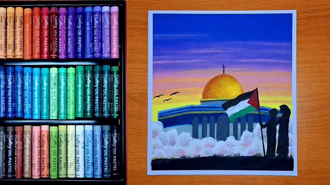 Menggambar Tema Palestina | Pray for palestine🇵🇸