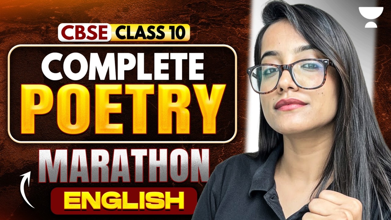 Class 10 English Poetry Marathon || Complete English Revision || Juhi Ma'am