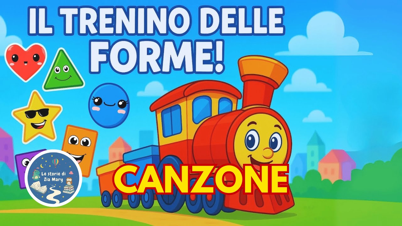 Impara le Forme con il Trenino 🚂 | Canzoni Educative per Bambini | forme geometriche
