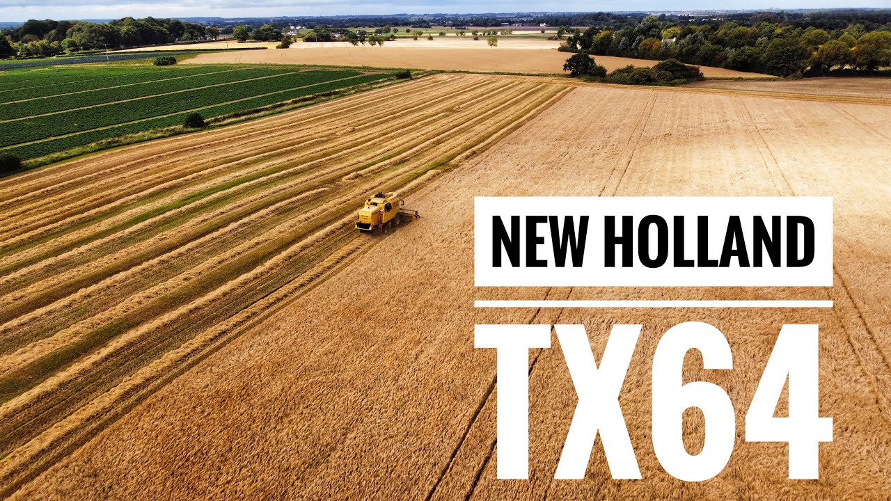 1996 New Holland TX64 combine harvester in Lancashire