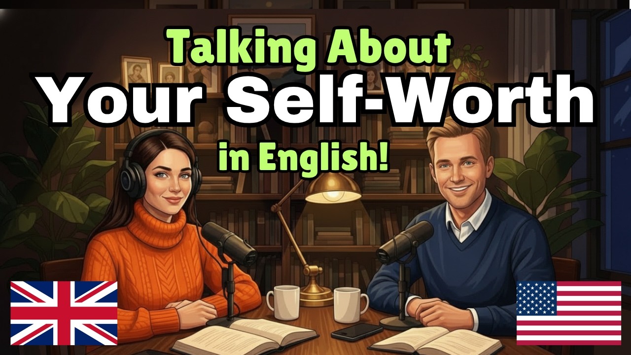 Подкаст по английскому языку уровня B1 | Как повысить самооценку | Научитесь простой разговорной ...