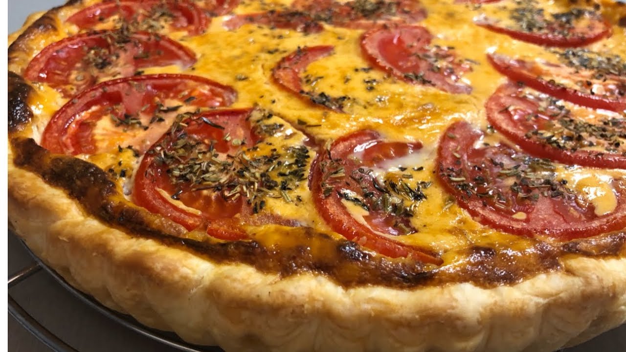 Quiche au thon et à la tomate/ كيش بالتونة 👌وطماطم