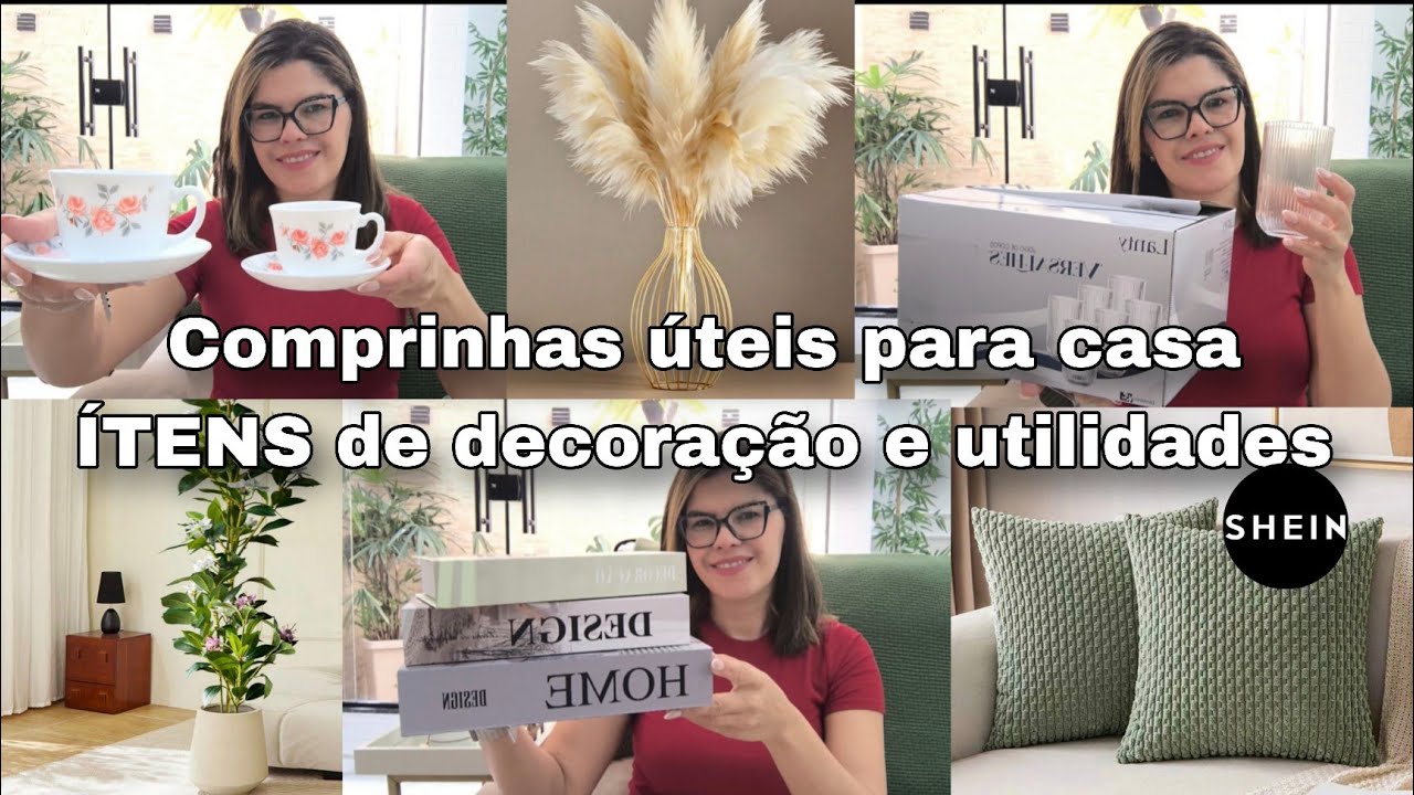 🛍️Comprinhas  ÚTEIS para CASA | DECORAÇÃO E UTILIDADES |  recebidos SHEIN HOME 