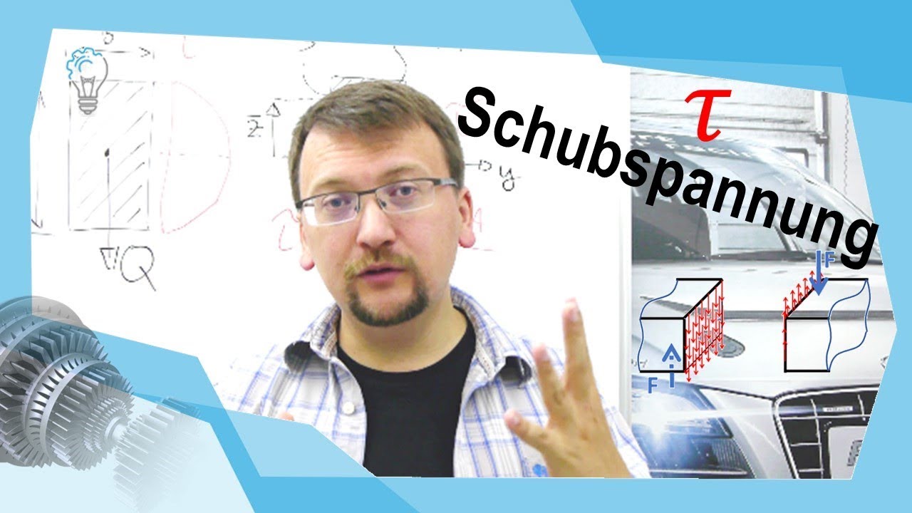 Schubspannung oder auch Scherspannung