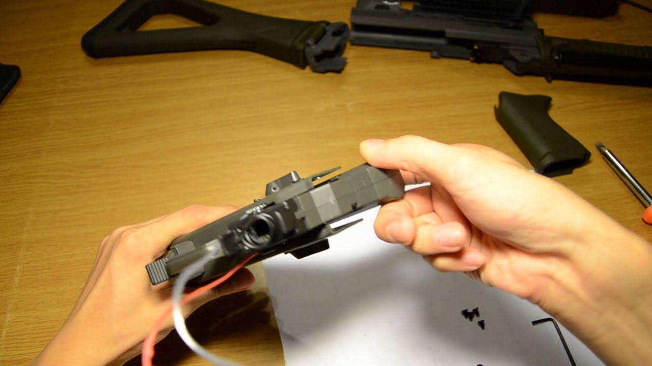 Инструкция по разборке G&G SG 550 (нижняя часть ствольной коробки)