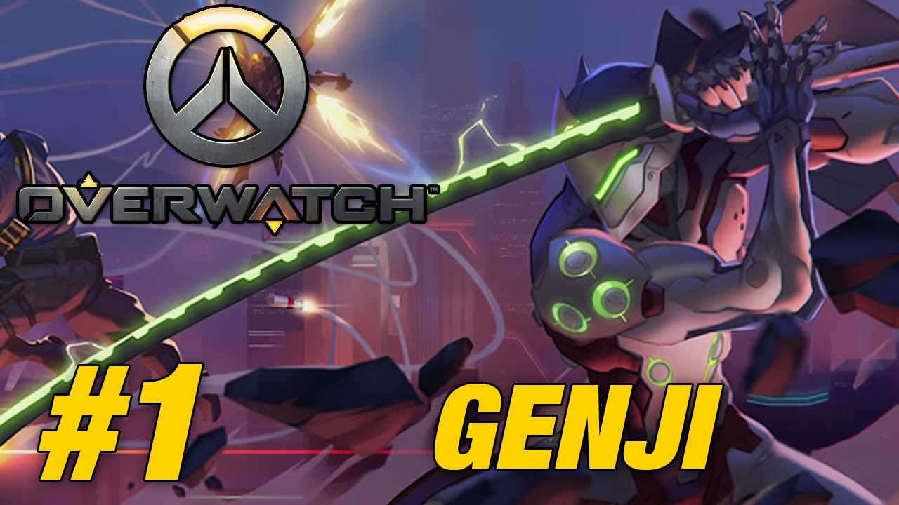 Overwatch (PS4 GAMEPLAY) - Part 1 (Genji Gameplay)