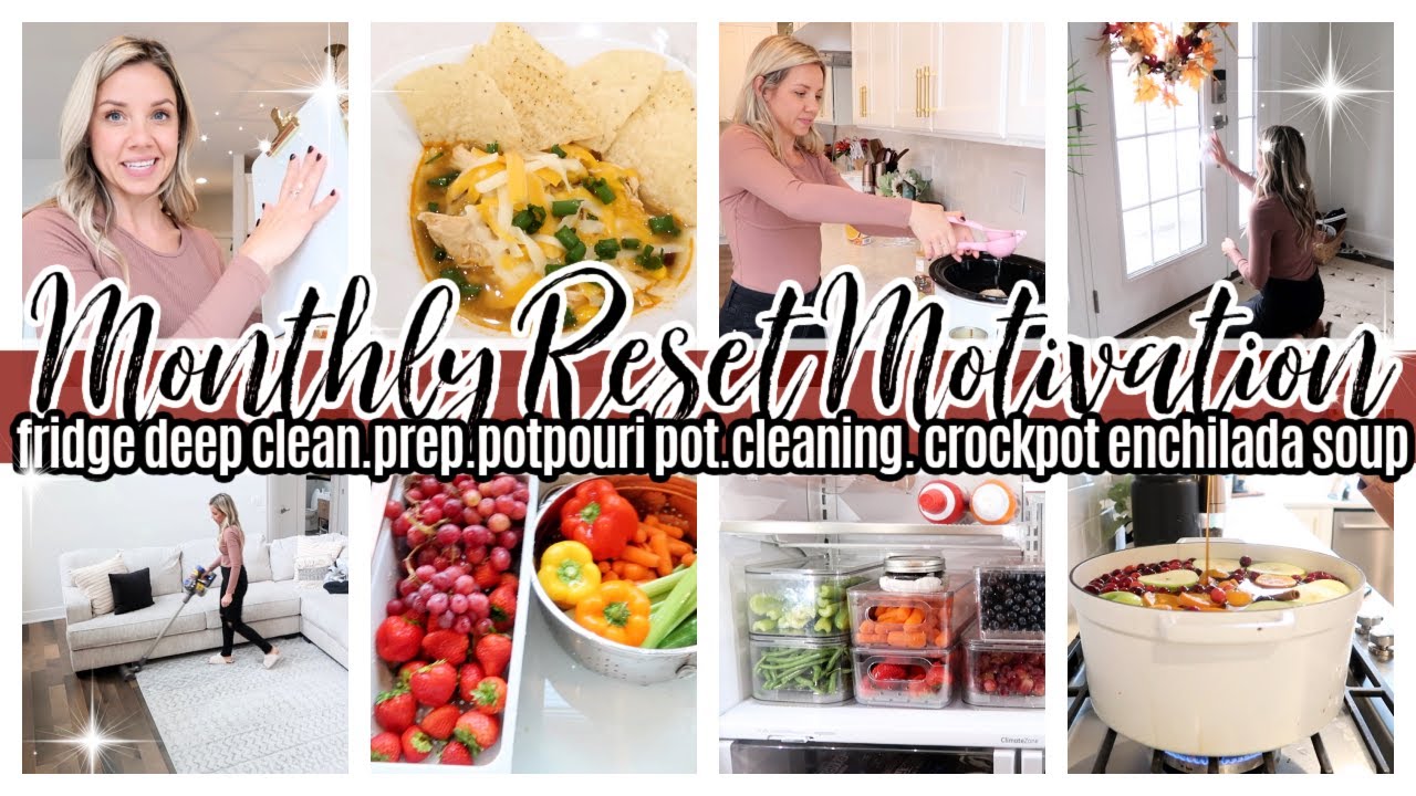 *NEW* MONTHLY REFRESH MOTIVATION CLEANING COOKING CROCKPOT MEAL FRIDGE DEEP CLEAN TIFFANI BEASTON 22