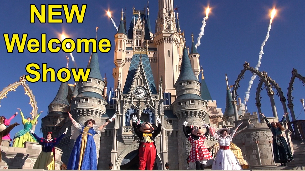 NEW Magic Kingdom Character Welcome Show 