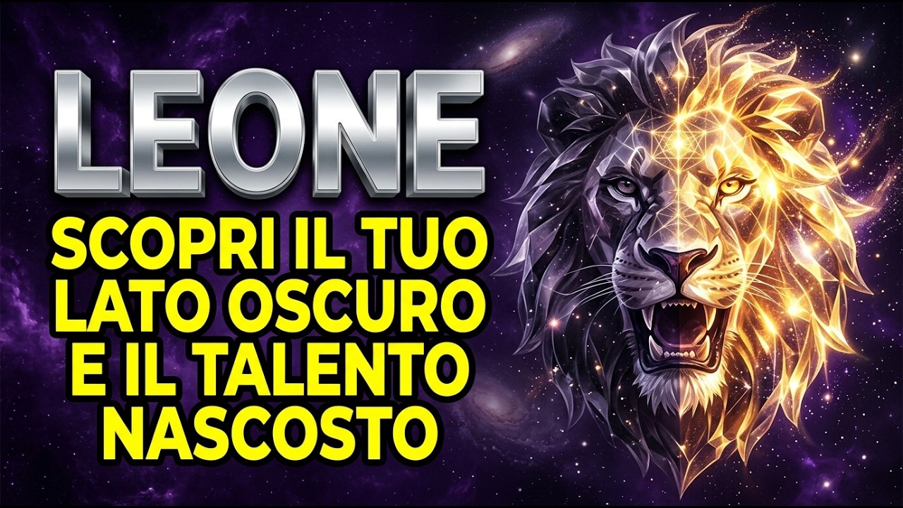 LEONE IL TUO LATO OSCURO E IL TALENTO NASCOSTO 🌑✨