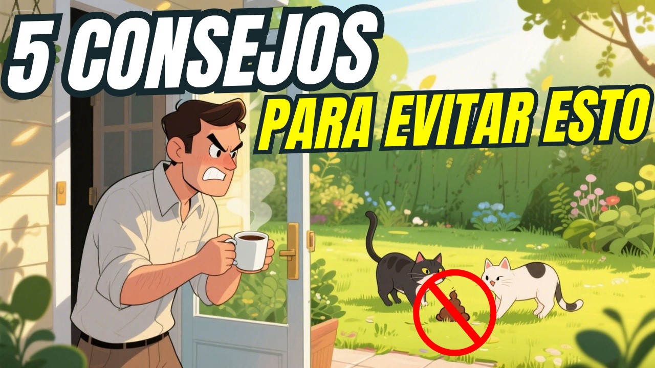 5 CONSEJOS fáciles para mantener tu TECHO y JARDIN limpios de gatos
