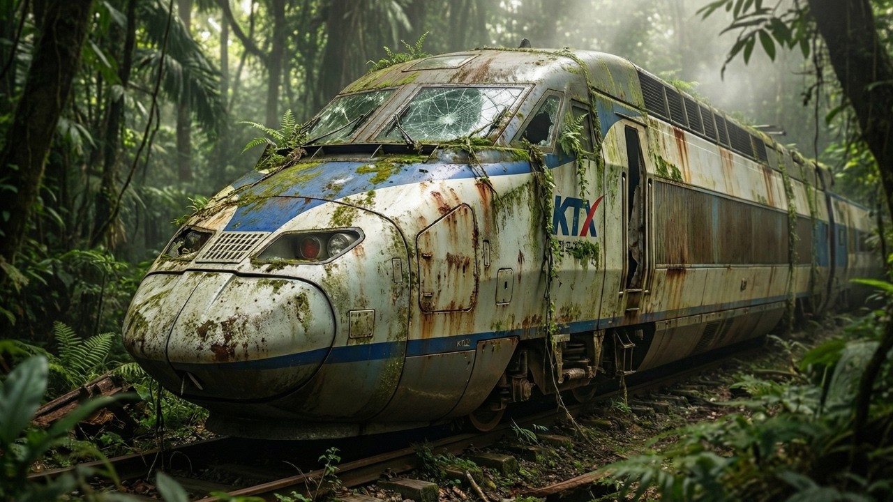 We Rebuilt an Abandoned Korean KTX Bullet Train Hidden in the Amazon Jungle