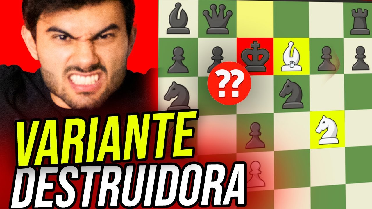 A variante MAIS AGRESSIVA do FEGATELLO que DESTRÓI TUDO!! Speedrun Xadrez Online 