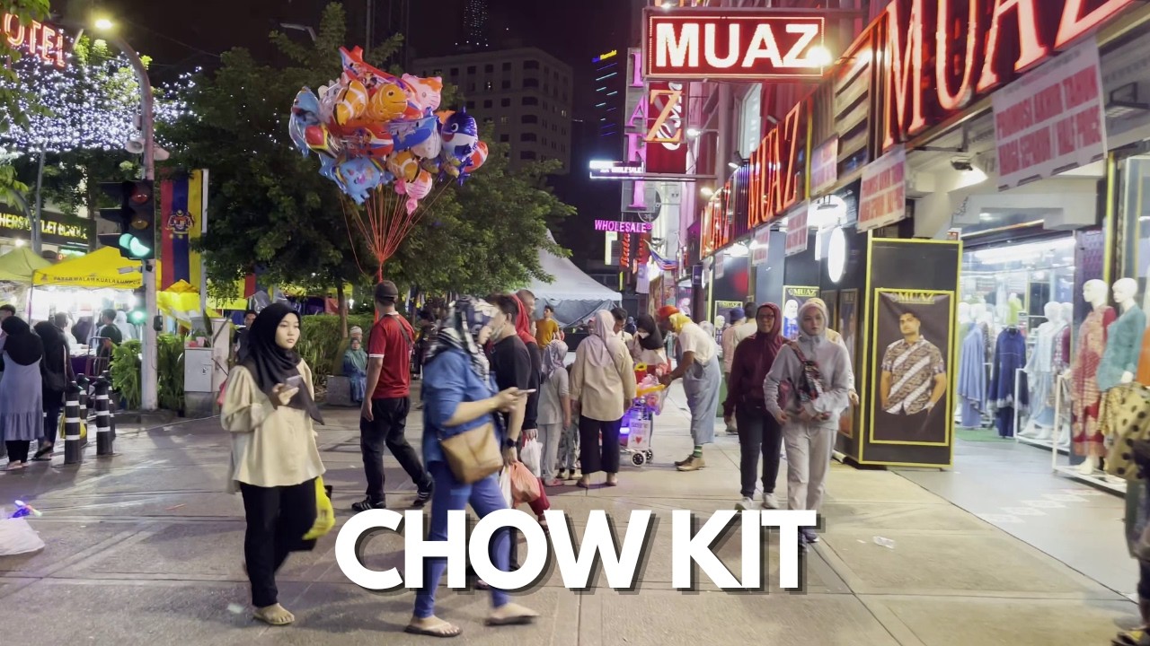CHOW KIT KUALA LUMPUR NIGHT LIFE MALAYSIA 🇲🇾 4K NIGHT WALK