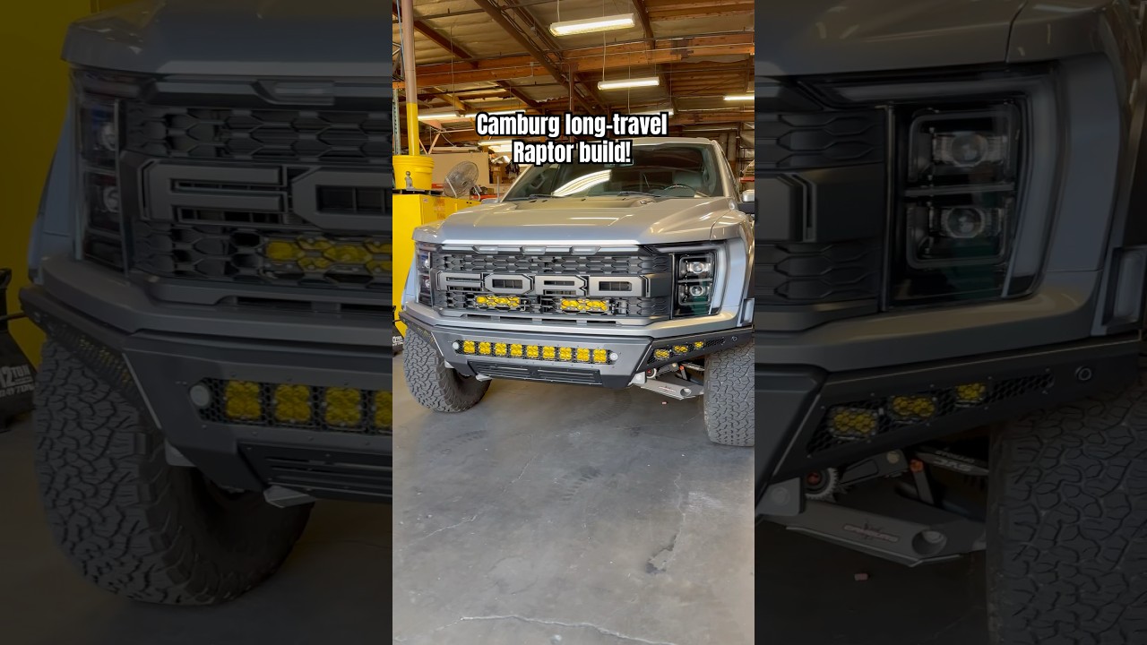 This Raptor is running #Camburg billet UCA and slapper lower arms with billet links in the rear!