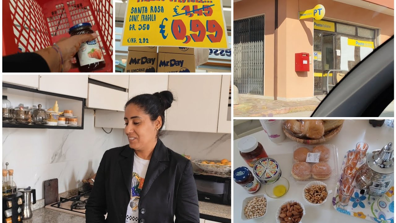 شاركت معاكم نهاري كامل من صباحو لرواحو✅دويرة في توزانو مع الأثمنة 👍 مشترياتي البسيطة من iper tosano🥰