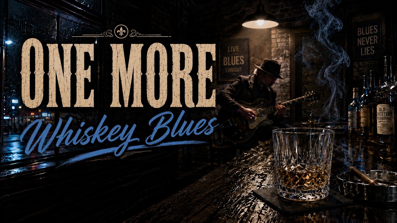 One More Whiskey &ndash; Slow Vintage Blues Guitar | Late Night Blues Mix (100 Min)