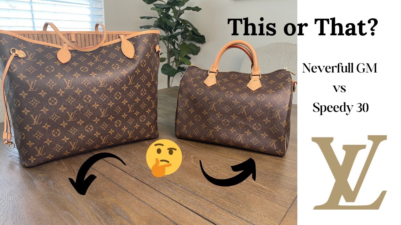 This or That || Louis Vuitton Neverfull GM vs. Speedy B 30