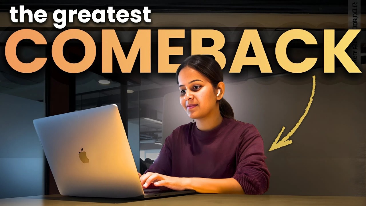 How To Make The Greatest Comeback of Your Life? ⚡