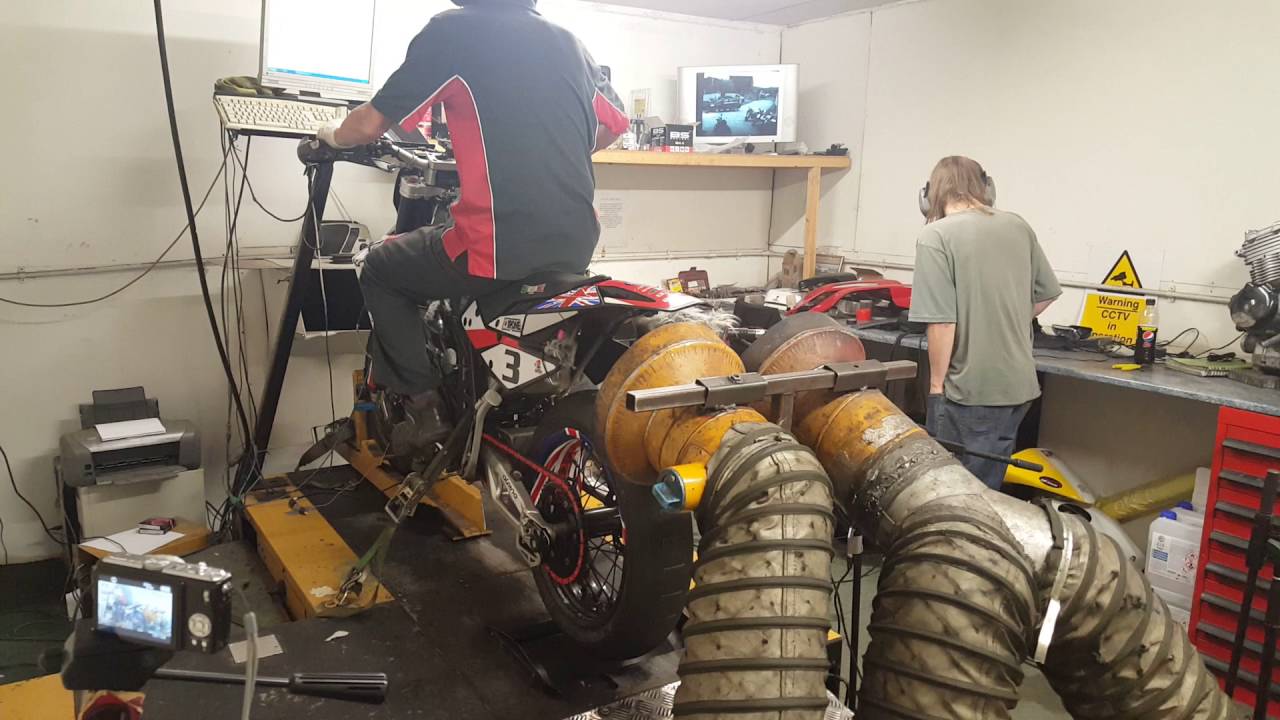 Aprilia VDB full throttle run 72 bhp