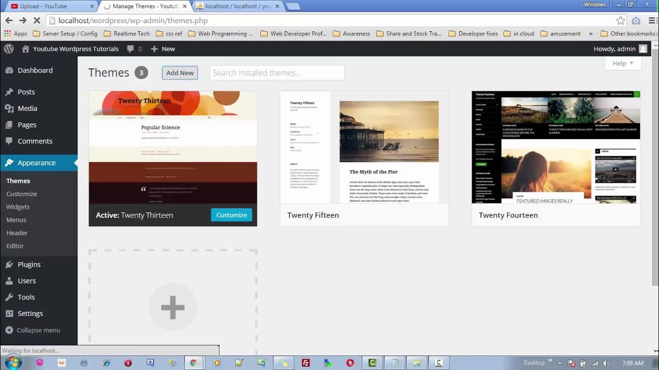 Wordpress Episode 5 - Change Wordpress theme manually