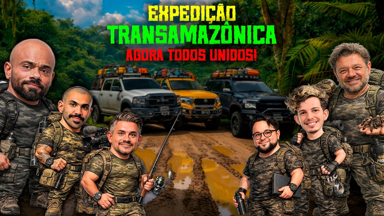 TODOS UNIDOS, PARTIU MANAUS - EXPEDIÇÃO TRANSAMAZÔNICA - EP04