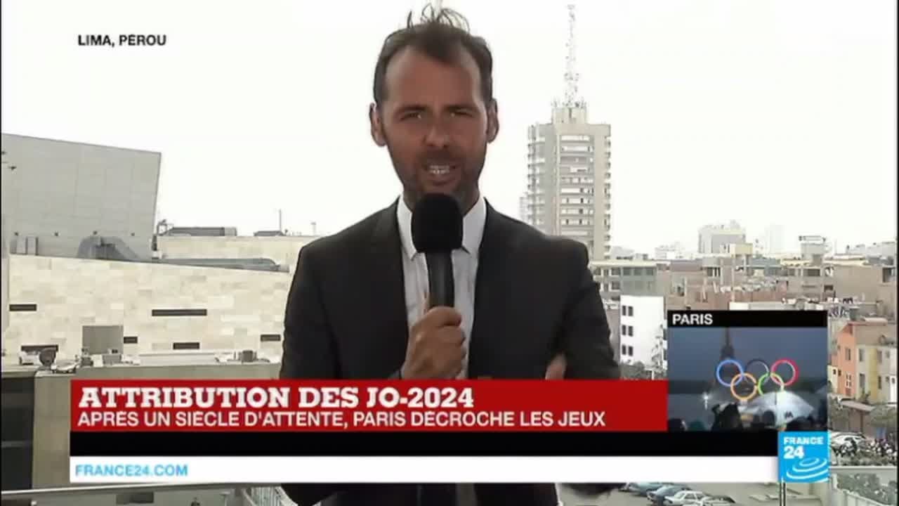 "Ça va booster le sport en France" : Paris désignée ville hôte des Jeux Olympiques 2024
