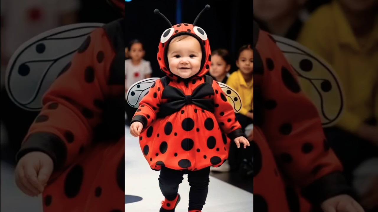 Little Ladybug Glam #CuteCritterCouture#LadybugLookbook #littleaicatwalk