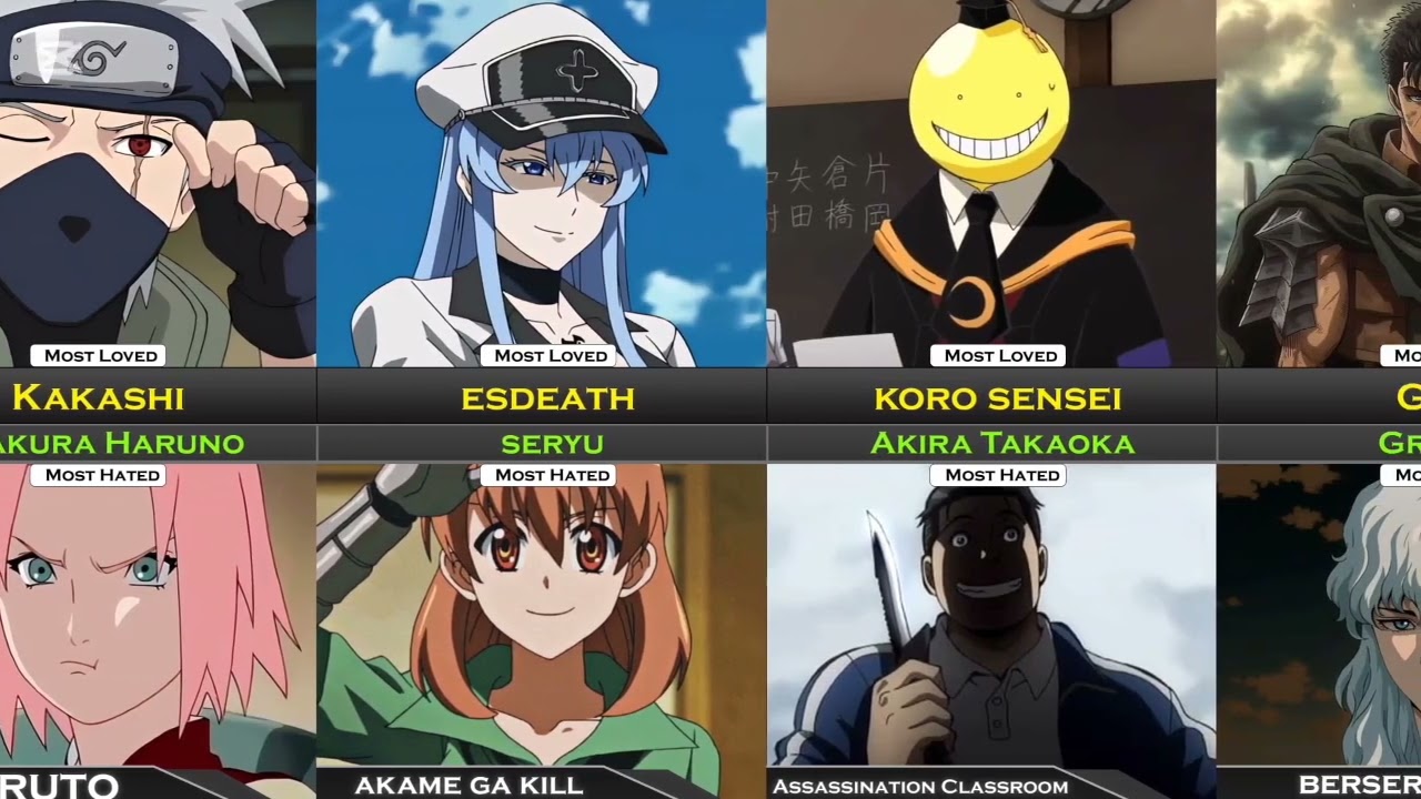 Loved and Hated Characters Same Anime.!