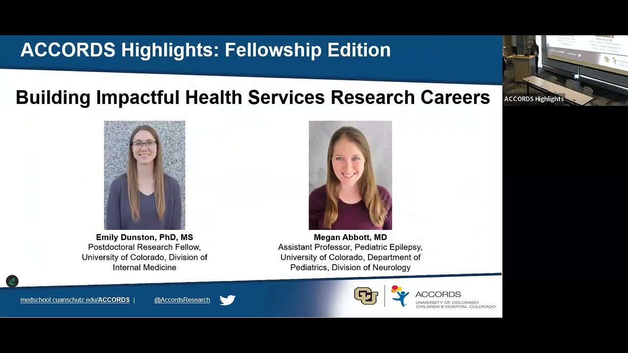 ACCORDS Highlights - Fellowship Edition: Building Impactful Health Services Research Careers
