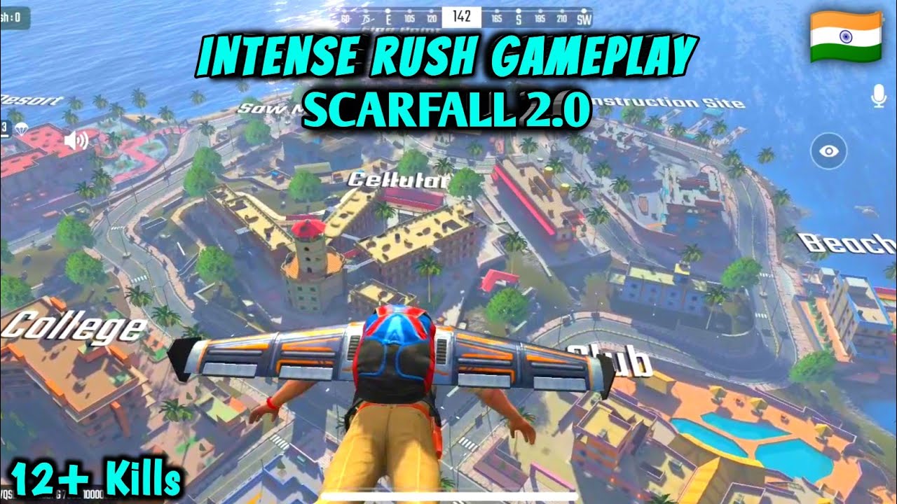 ScarFall 🇮🇳 ANDAMAN INTENSE FIGHT 💛 12+ Kills ✌️ @ScarFall2.0  #scarfall2 #pubg