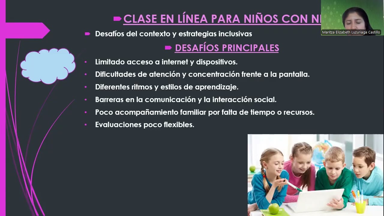 EXPOSICION SOBRE LAS NECESIDADES PEDAGOGICAS.