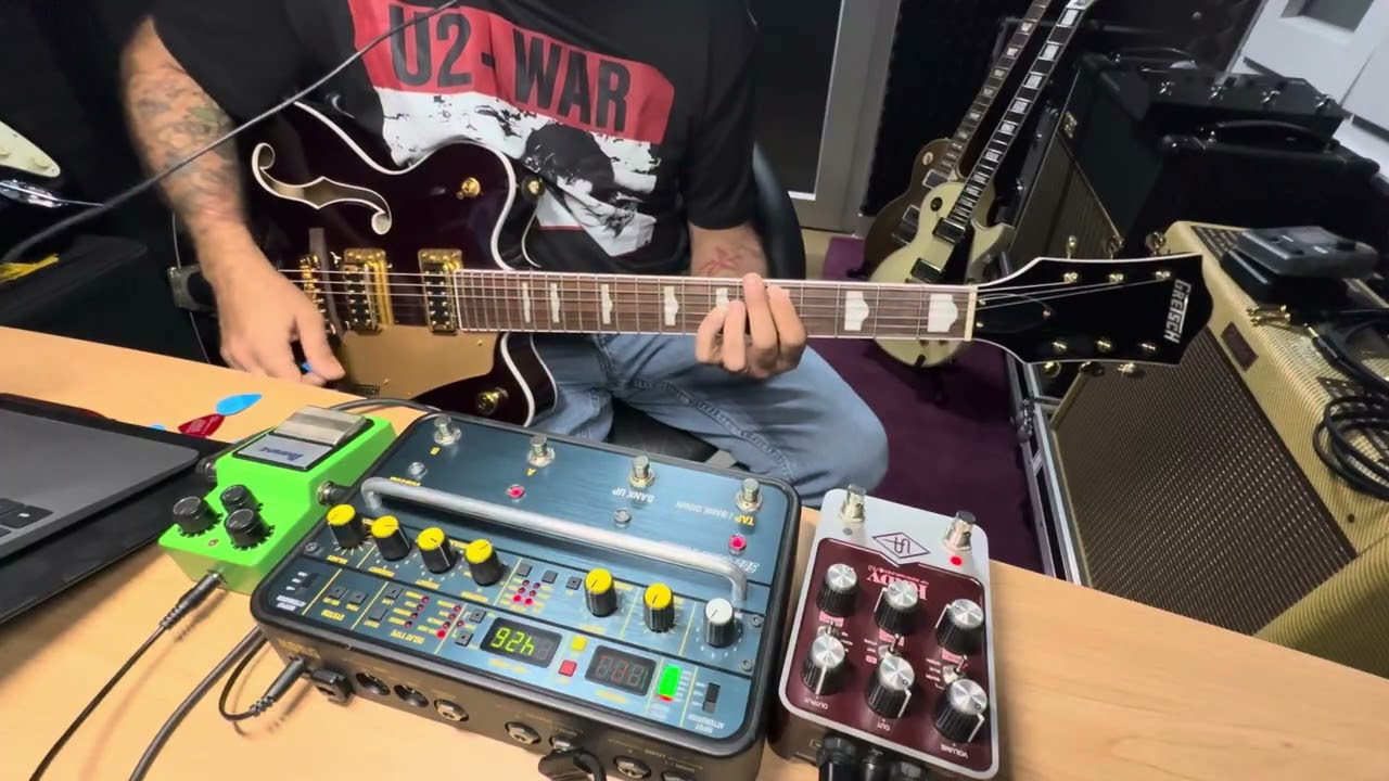 U2 Do You Feel Loved guitar cover ( live version ) @UniversalAudio Ruby ‘63 @KorgOfficial sdd3000