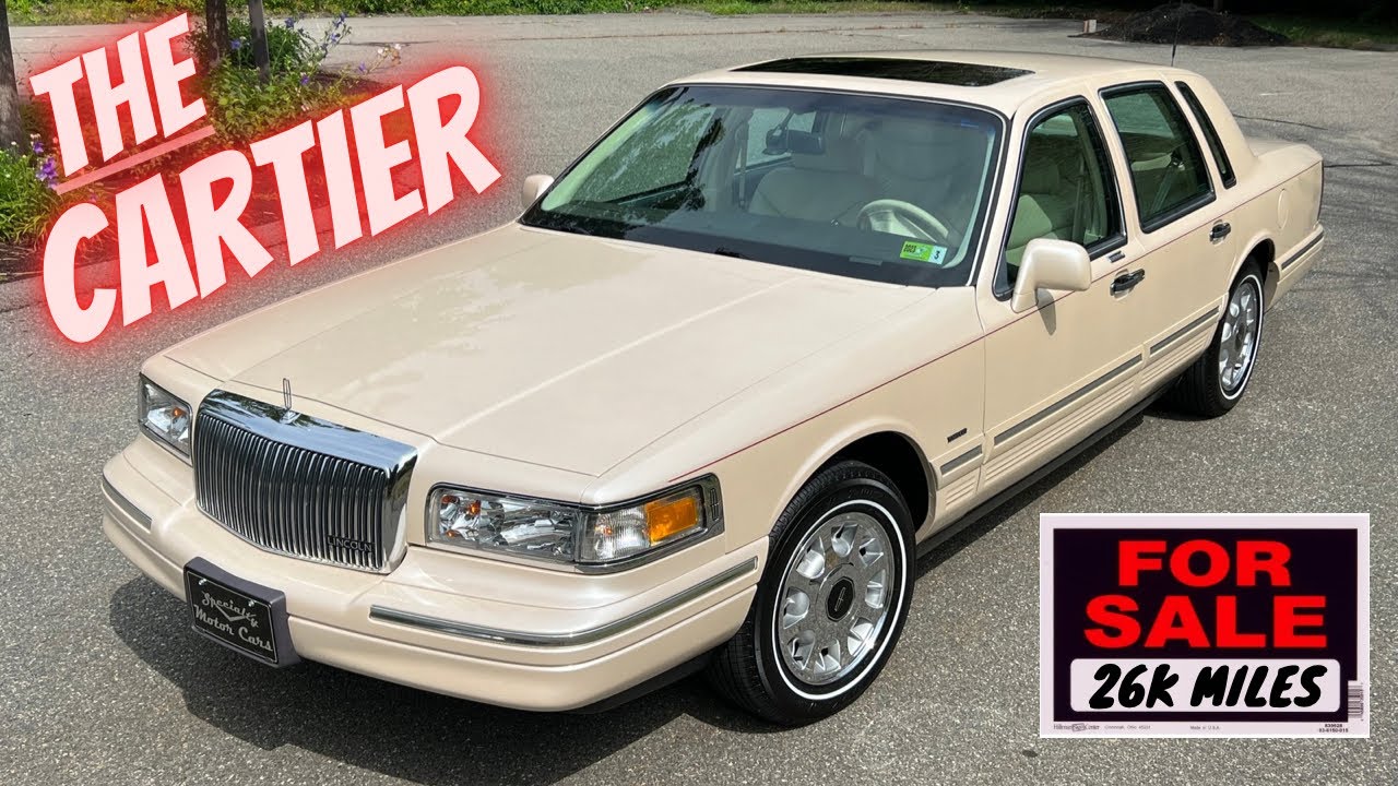 STUNNING 1996 Lincoln Town Car Cartier 26K Miles EVERY OPTION For Sale Specialty Motor Cars