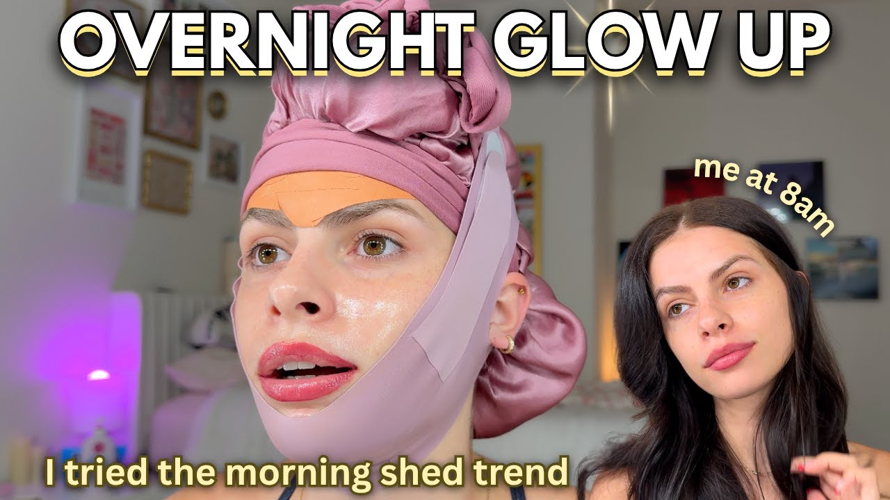 I Tried the Overnight Glow Up Method (morning shed trend)