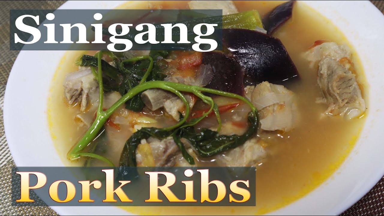 Pork Ribs Sinigang recipe | Sinigang na Baboy