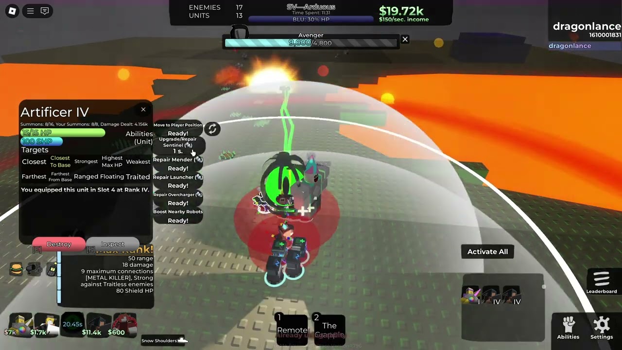 World Tower Defense: Solo Arduous getting Master to spawn with new strat V.1.14
