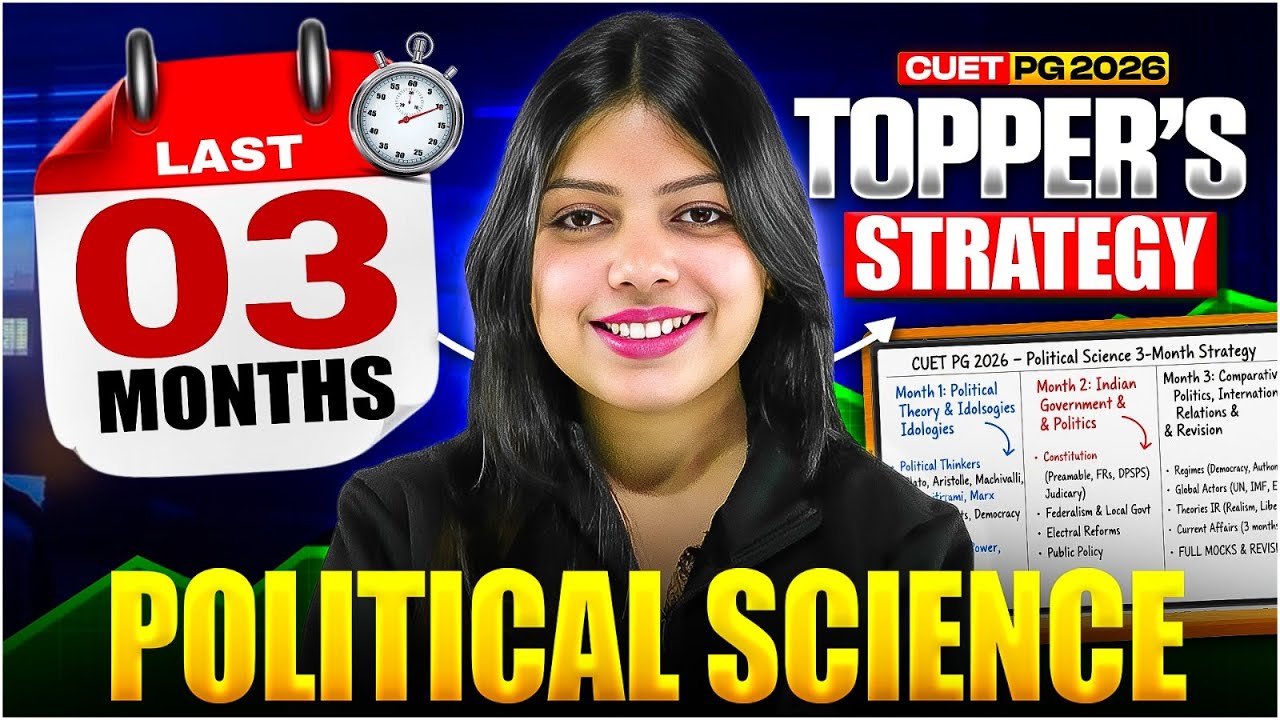 CUET PG 2026: Last 3 Months Topper Strategy | By Swati Ma’am