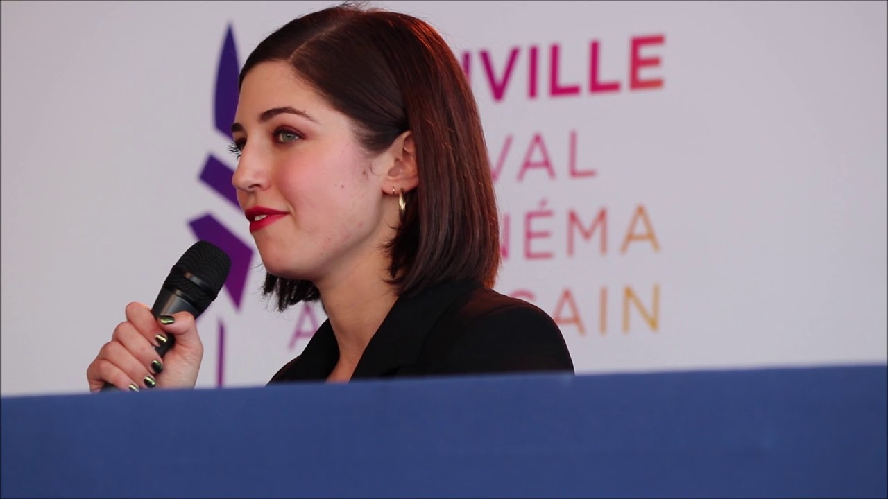 Annabelle Attanasio in Deauville with her first feature Mickey and the bear...