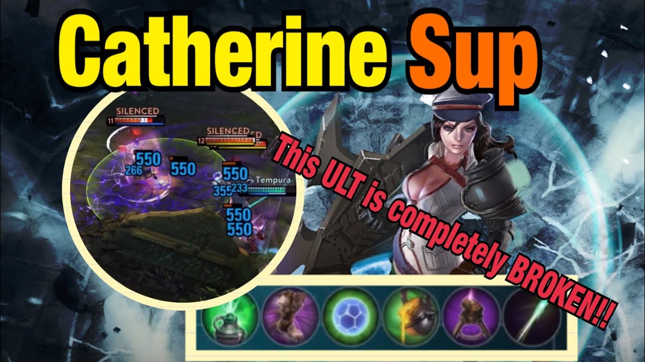 She is so good in late game! Catherine Support Captain 3v3 Gameplay Vainglory in 2023