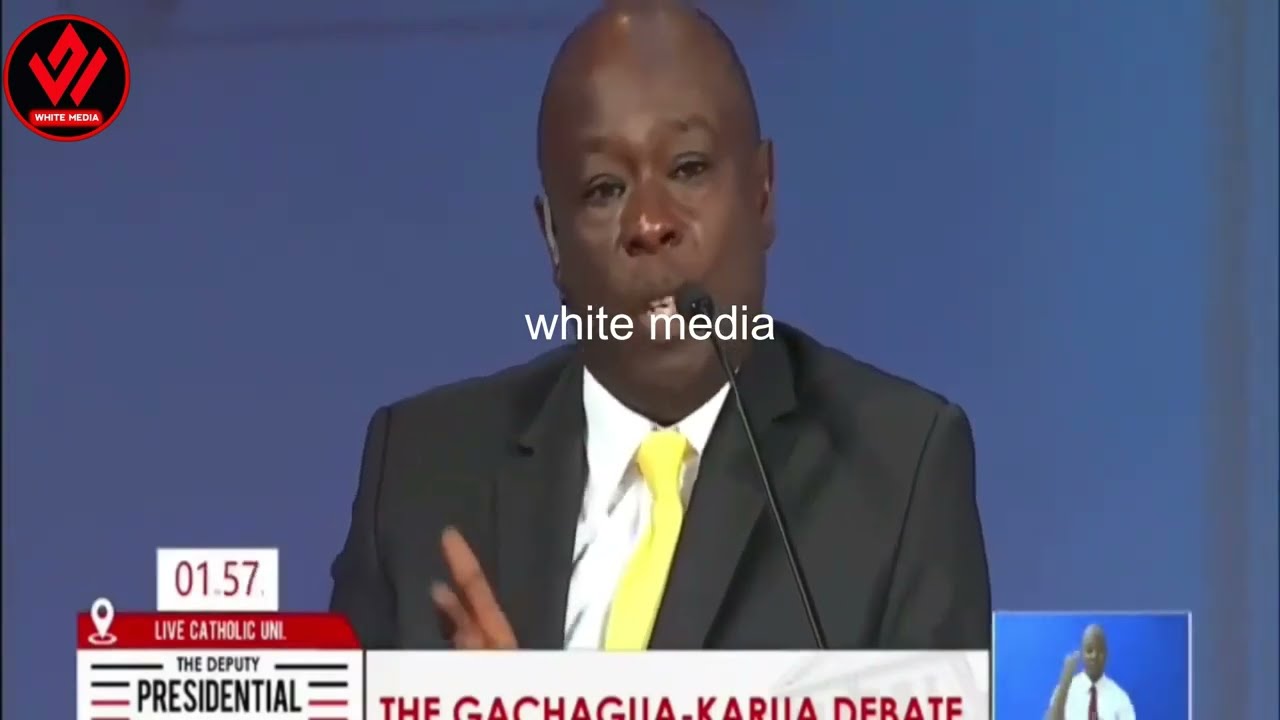 James Smart: How much is Kerosene?R. Gachagua: I don’t go to the supermarket