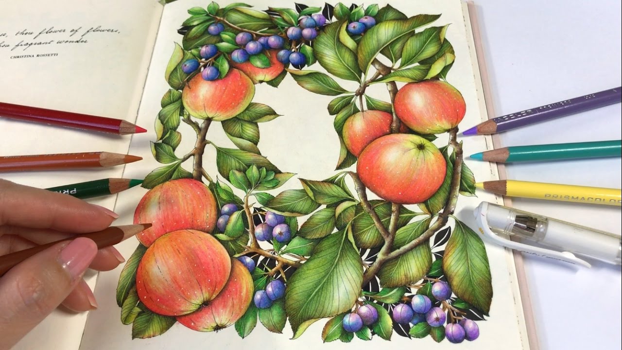 APPLES DRAWING WITH COLORED PENCILS | Crabapples - Part 2