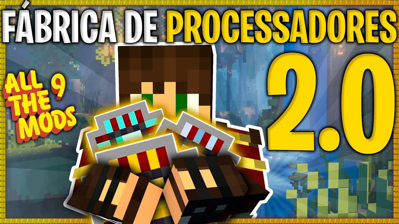 FIZEMOS A MELHOR FÁBRICA DE PROCESSADORES USANDO O APPLIED ! Minecraft ATM 9 #35