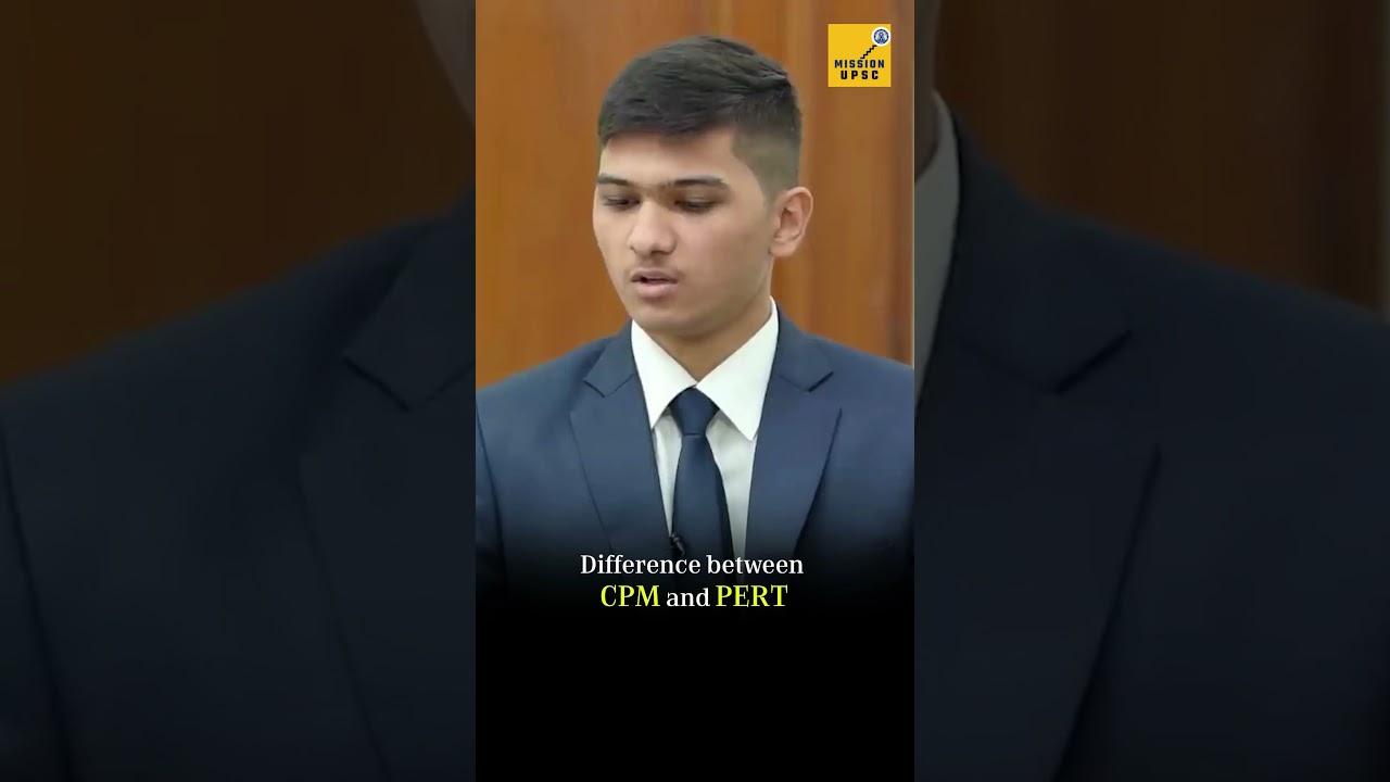 Difference between CPM and PERT🤔| ESE Interview Question
