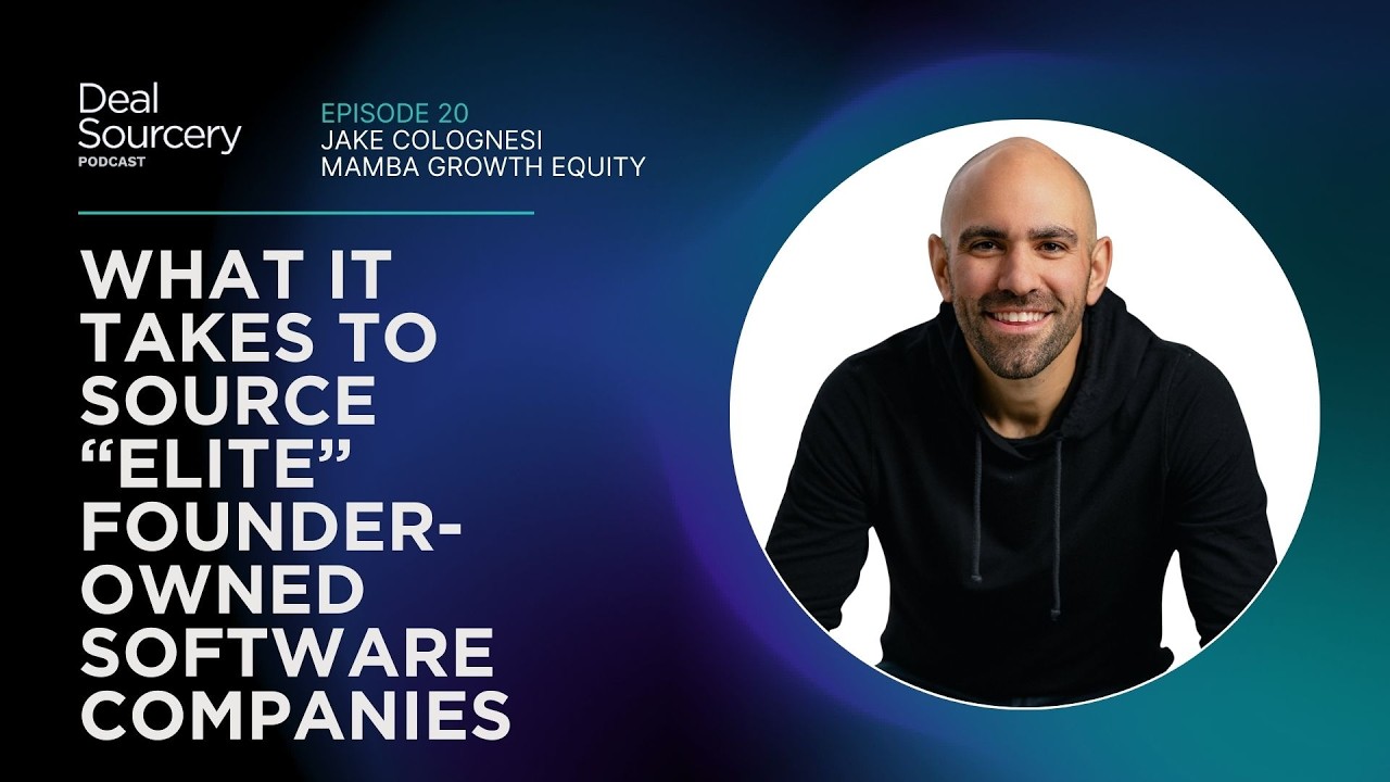 What It Takes to Source “Elite” Founder-Owned Software Companies with Jake Colognesi