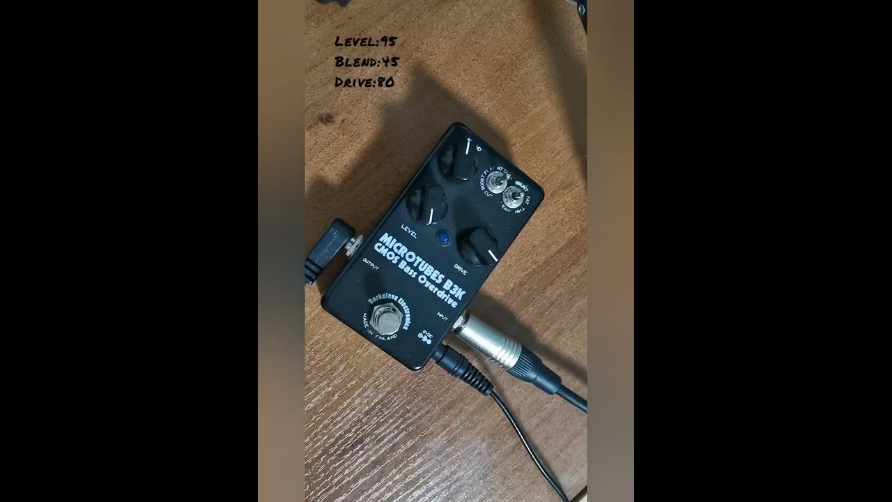 Darkglass B3K BASS Overdrive with Warwick Thumb 5 BO (demo)