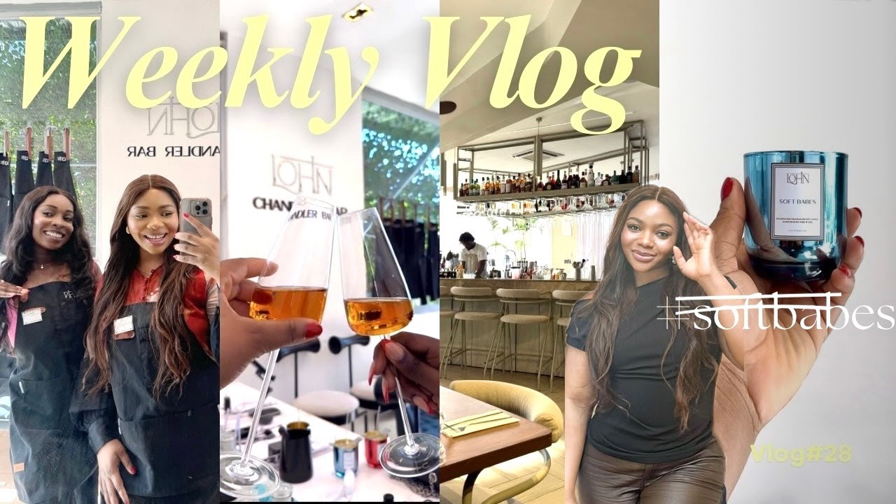LAGOS WEEKLY VLOG #31- CANDLE MAKING+ HAVING FUN AGAIN+ GUA SHA ROUTINE+ MORE
