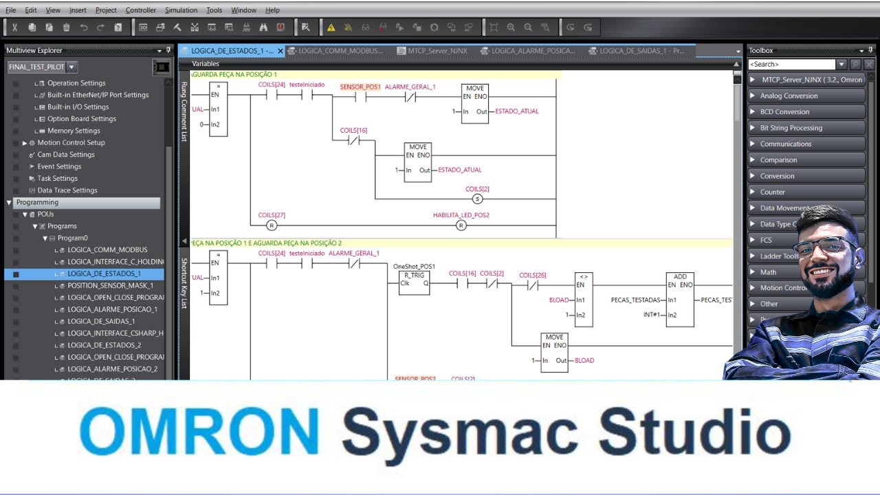 CONHECENDO O SYSMAC STUDIO (CLPS OMRON)