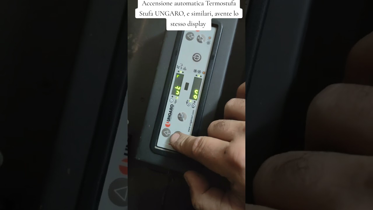 Accensione autonoma Termostufa a pellet Ungaro, Karmek e simili