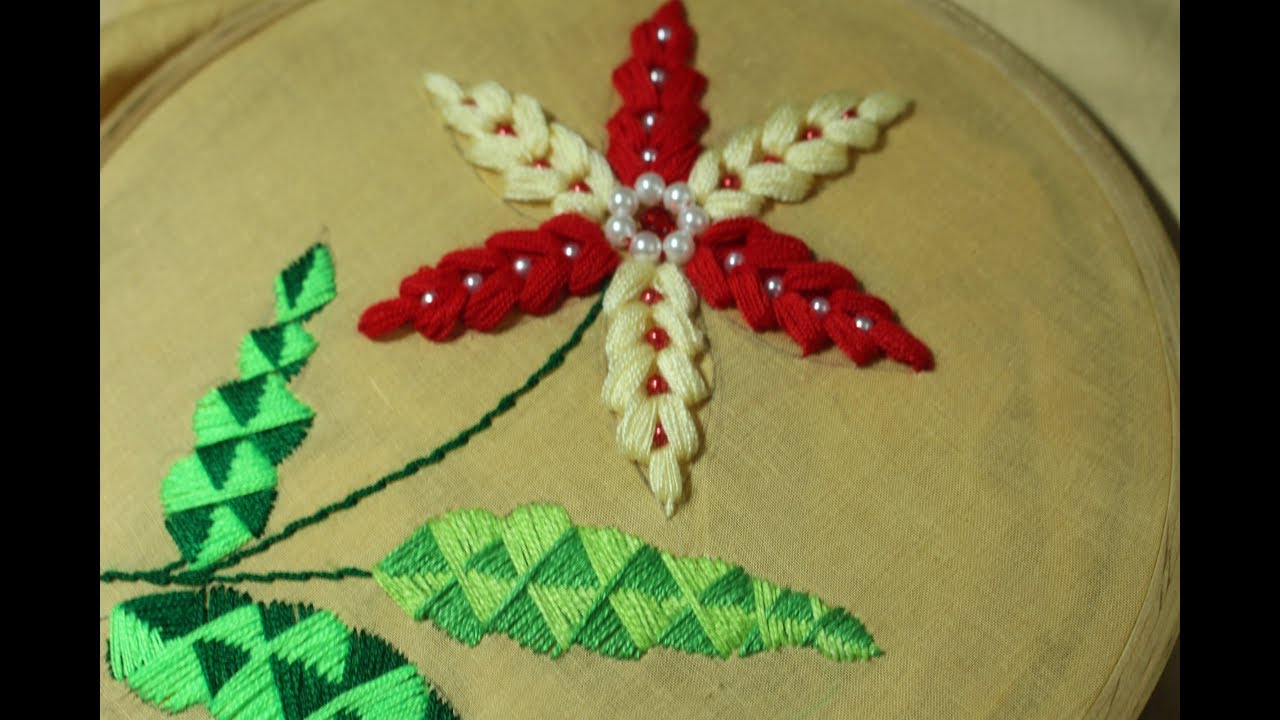 Hand Embroidery designs | Elegant stitch | Stitch and Flower-155