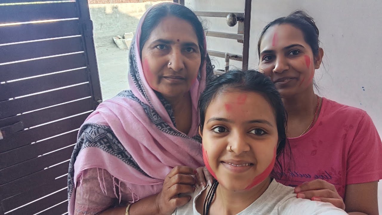 Bilkul simple tarike se manae hamen Holi#family vlog 